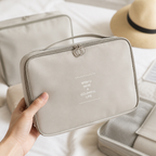 Travel Organizer with Zipper Closure