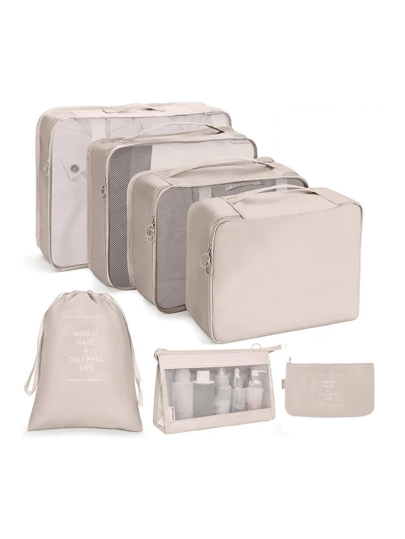 Travel Organizer with Zipper Closure