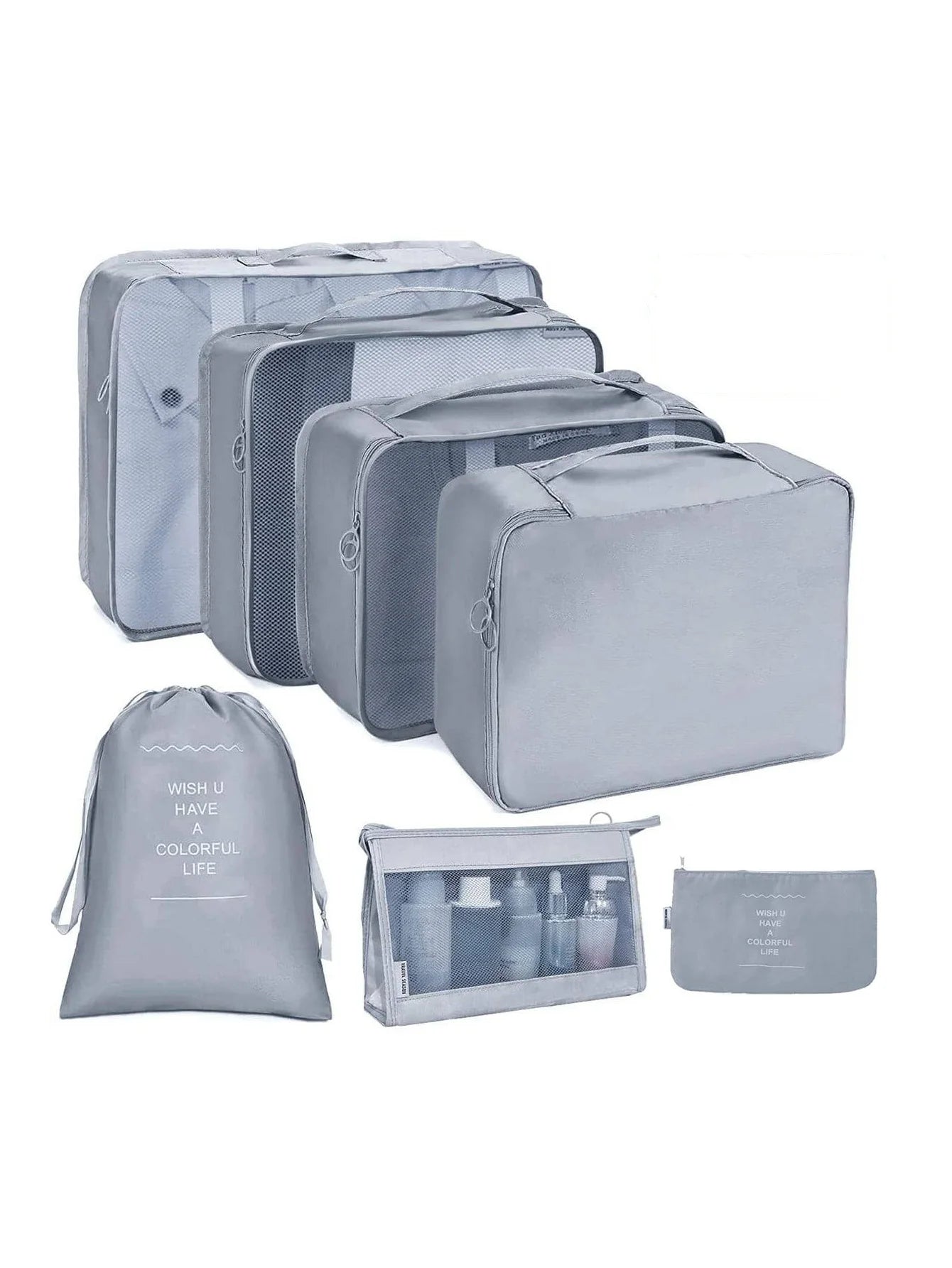 Travel Organizer with Zipper Closure