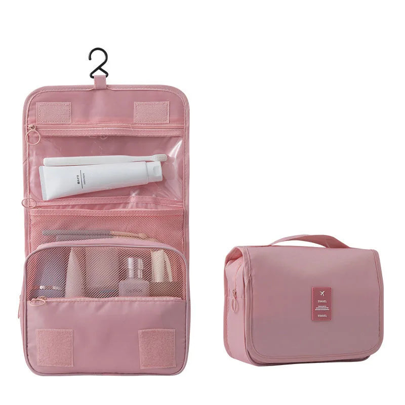 Travel Toiletry Bag with Hanging Hook