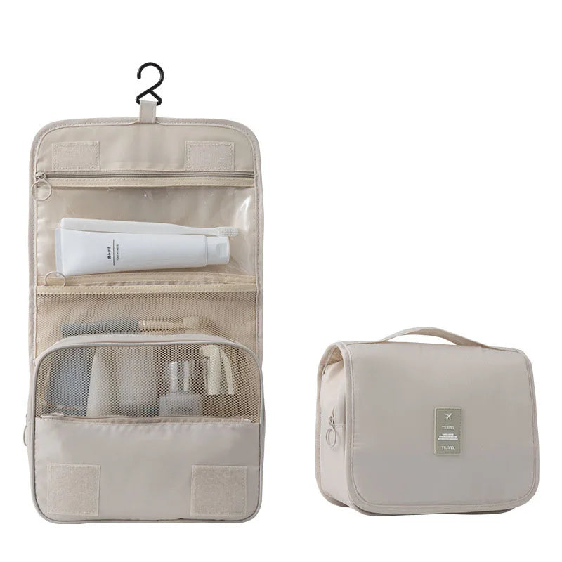 Travel Toiletry Bag with Hanging Hook