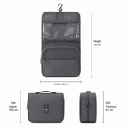 Travel Toiletry Bag with Hanging Hook