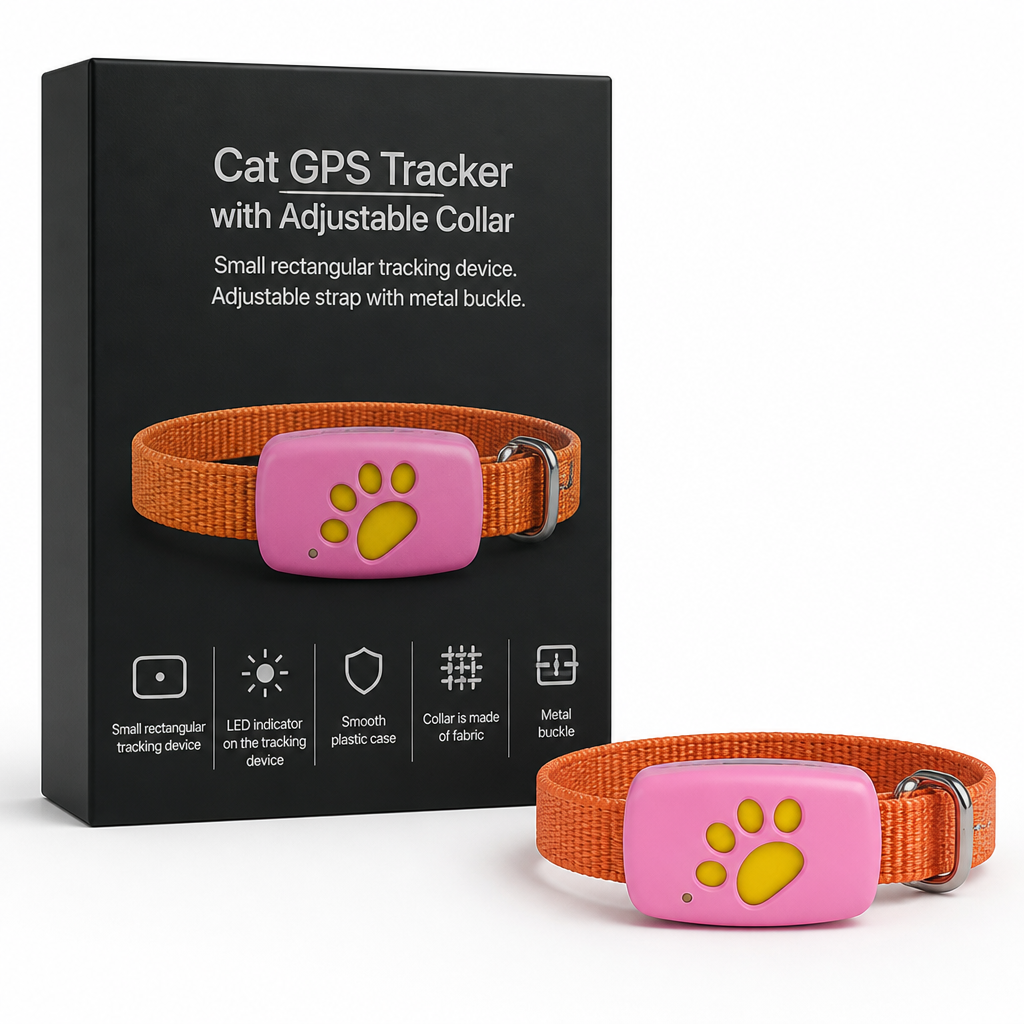 Cat GPS Tracker with Adjustable Collar