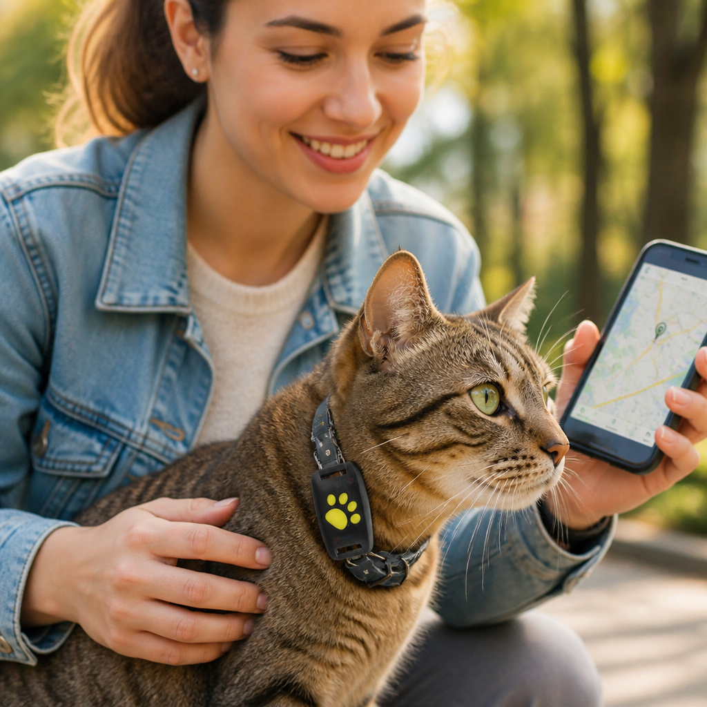Cat GPS Tracker with Real-Time Location