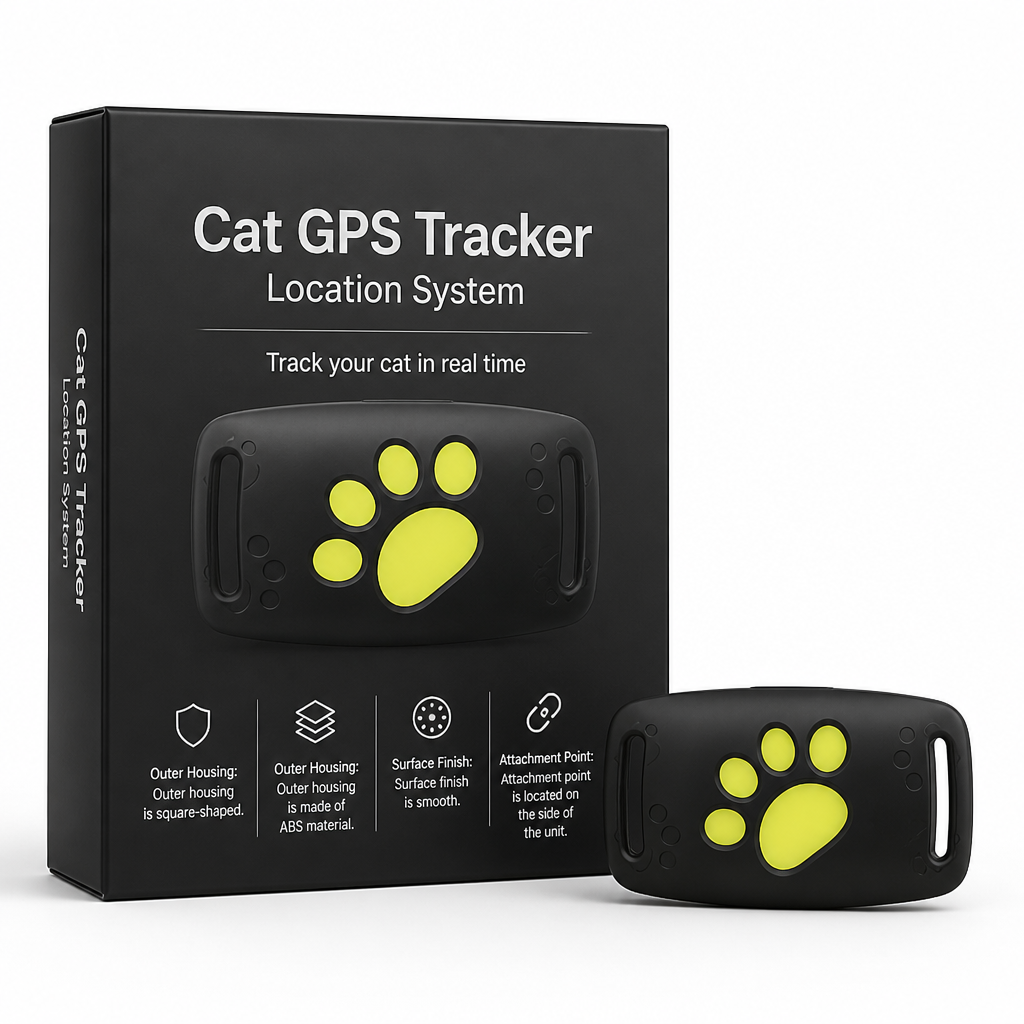 Cat GPS Tracker with Real-Time Location