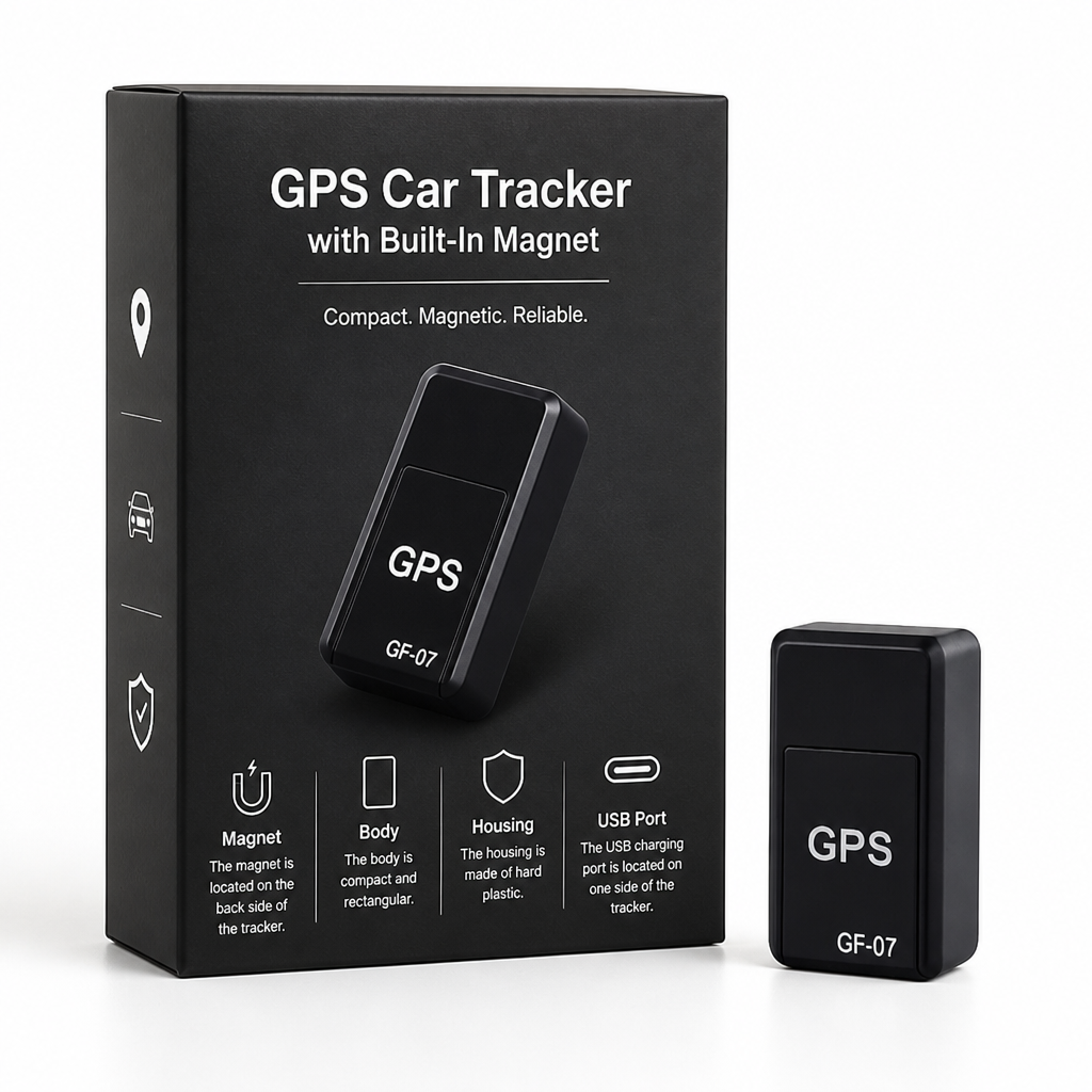 GPS Car Tracker with Built-In Magnet