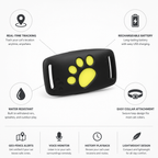 GPS Locator for Cats with Rechargeable Battery