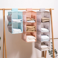 Hanging Closet Organizer with Rail Attachment