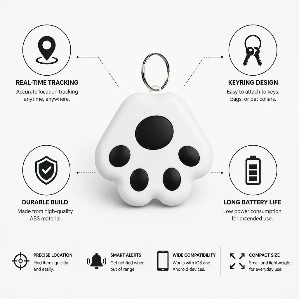 Mini GPS Tracker with Keyring