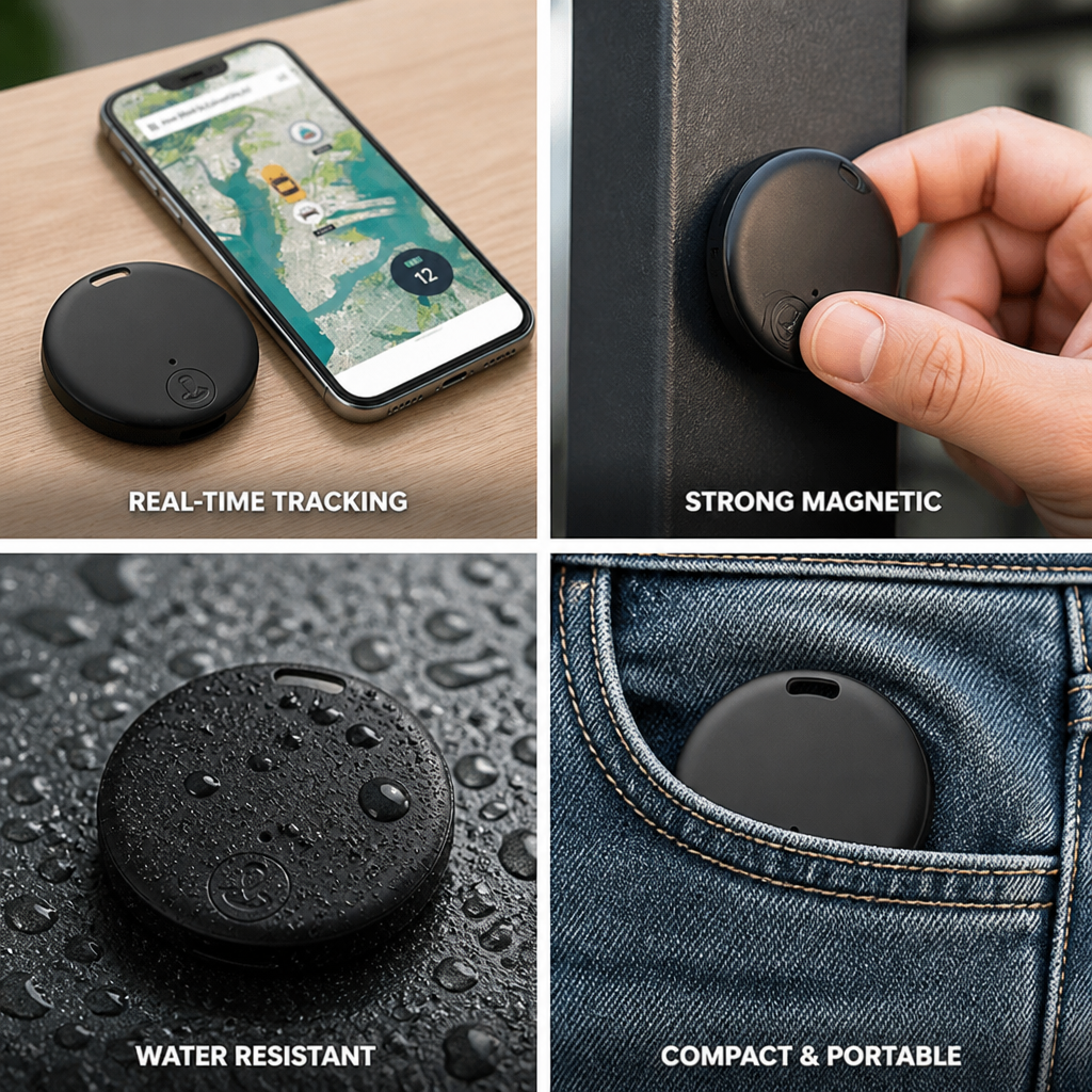 Mini GPS Tracker with Magnetic Attachment