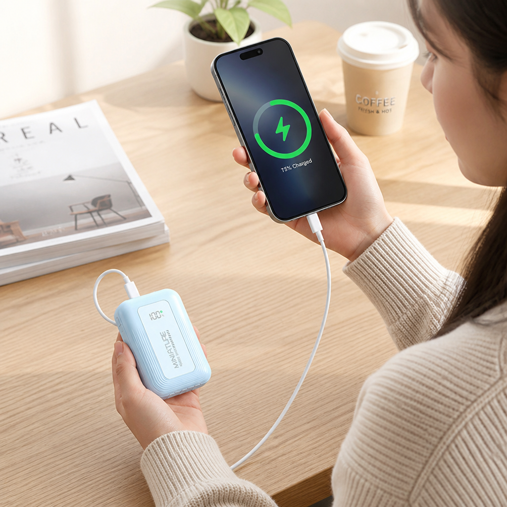 Mini Power Bank with LED Display