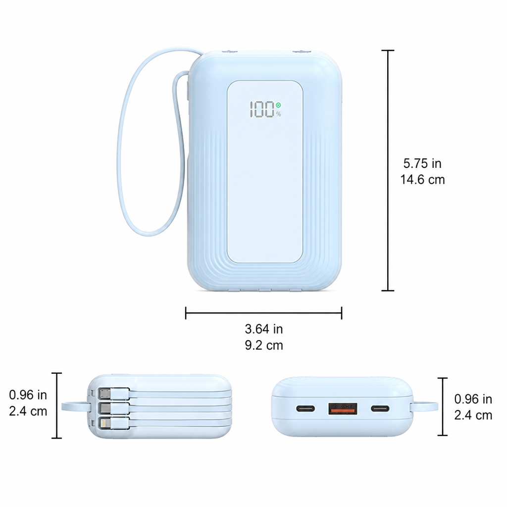 Mini Power Bank with LED Display