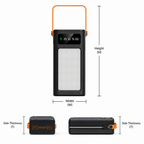 Portable Power Bank with Solar Charging