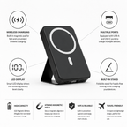 Portable Power Bank with Wireless Charging