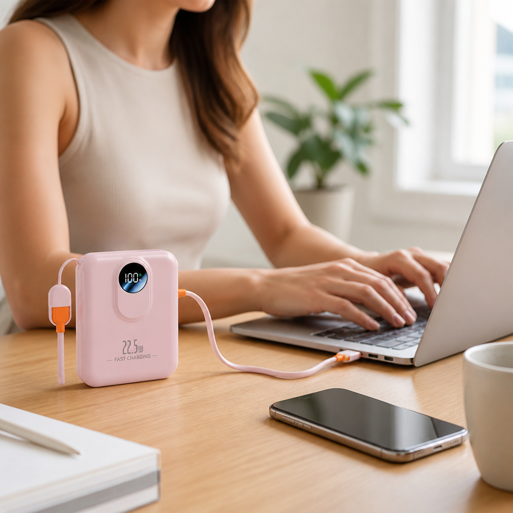 Power Bank | 22.5W Fast Charging & Built-In Display