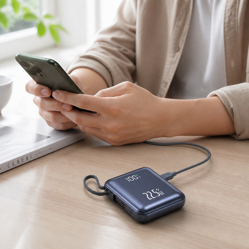 Power Bank | 22.5W Fast Charging & Digital Display | Compact