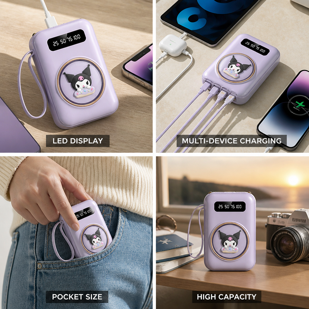 Power Bank | Built-In LED Display & High Capacity | Travel Size