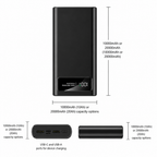 Power Bank | Fast Charging & Digital Battery Display | USB-C & USB-A Ports