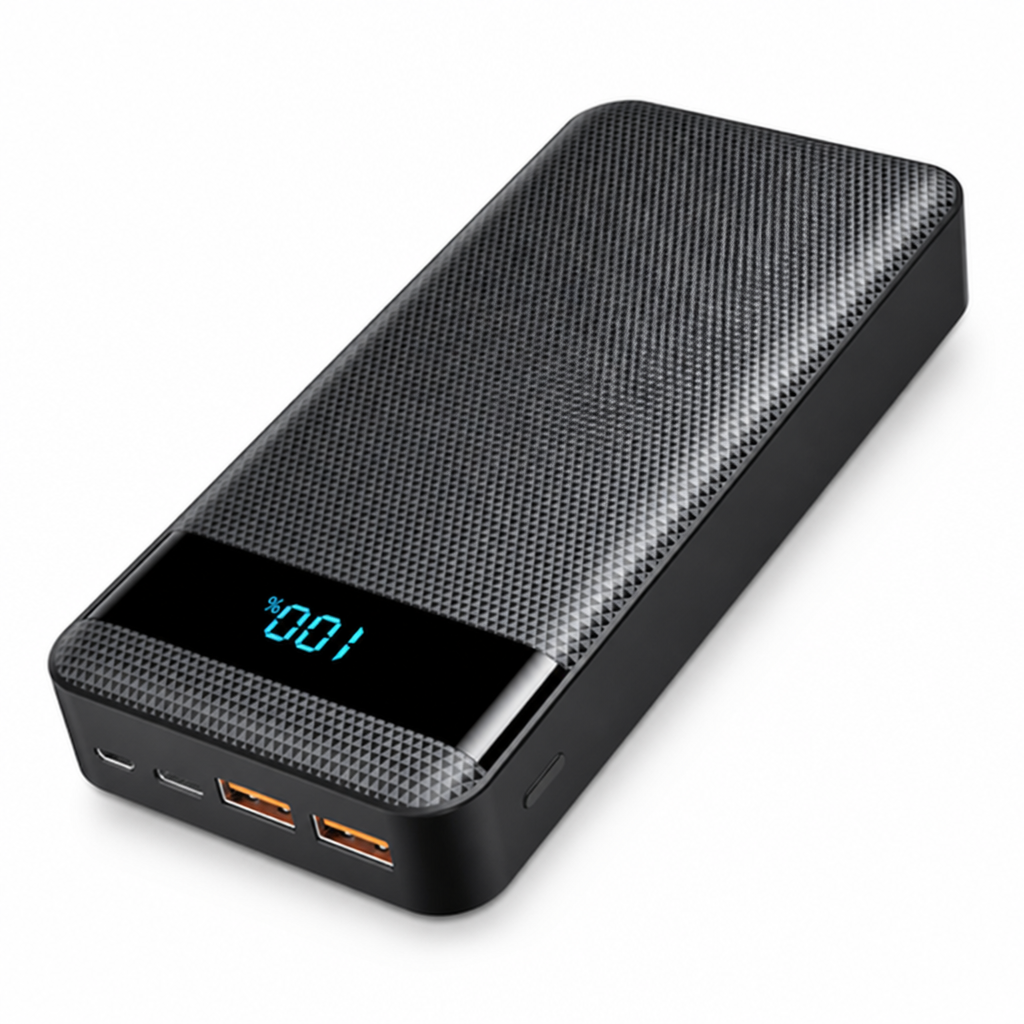 Power Bank | High Capacity Dual USB & LED Display | Compact Travel Size