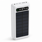 Power Bank | Solar Charging & 30,000 mAh | Triple USB