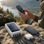Power Bank | Solar Charging & 30,000 mAh | Triple USB