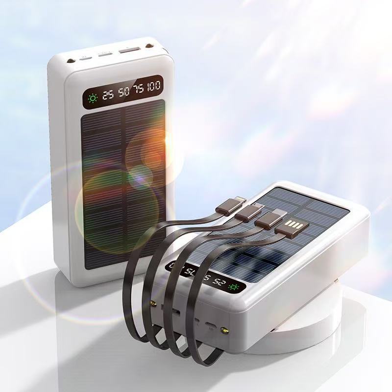 Power Bank | Solar Charging & 30,000 mAh | Triple USB