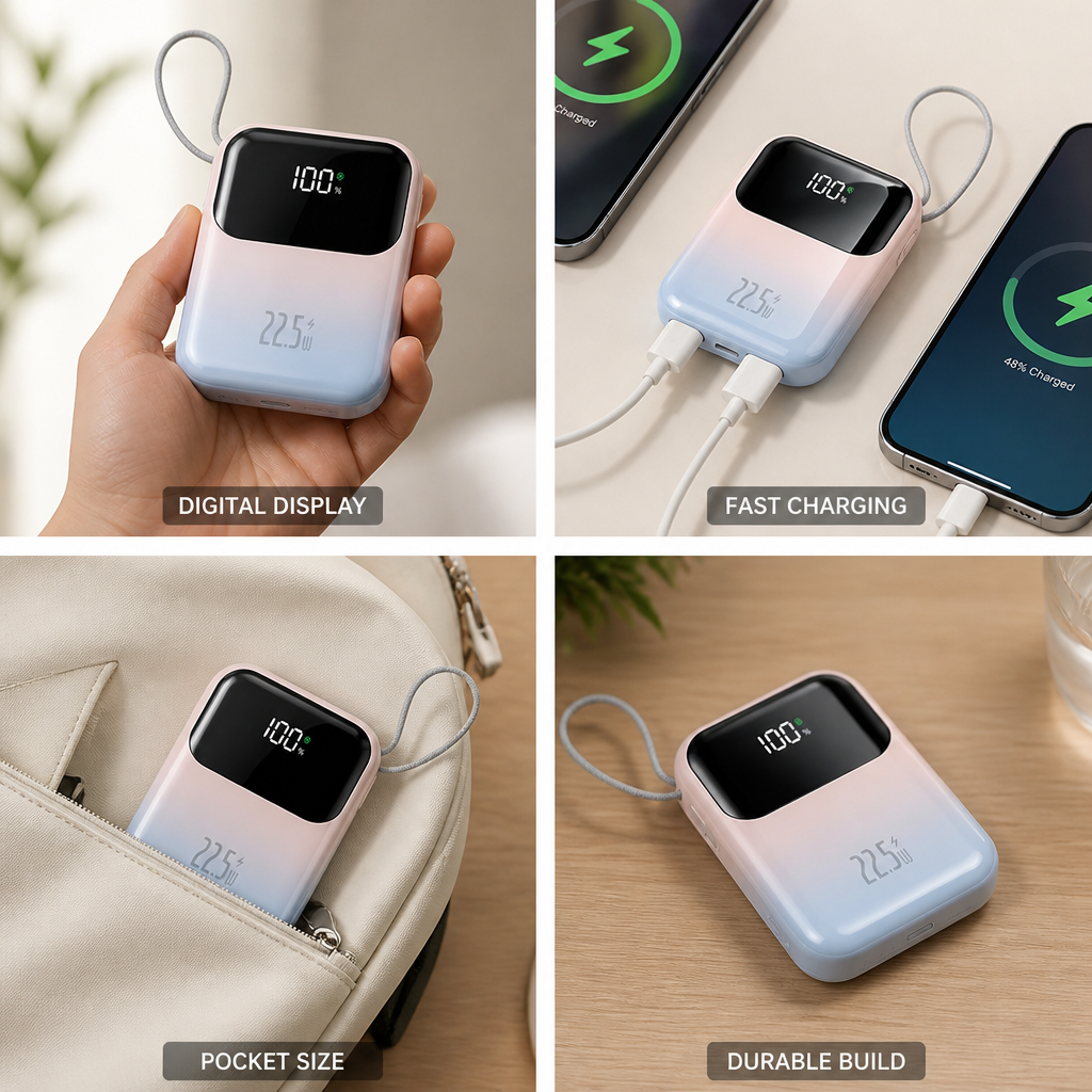 Power Bank with Digital Display