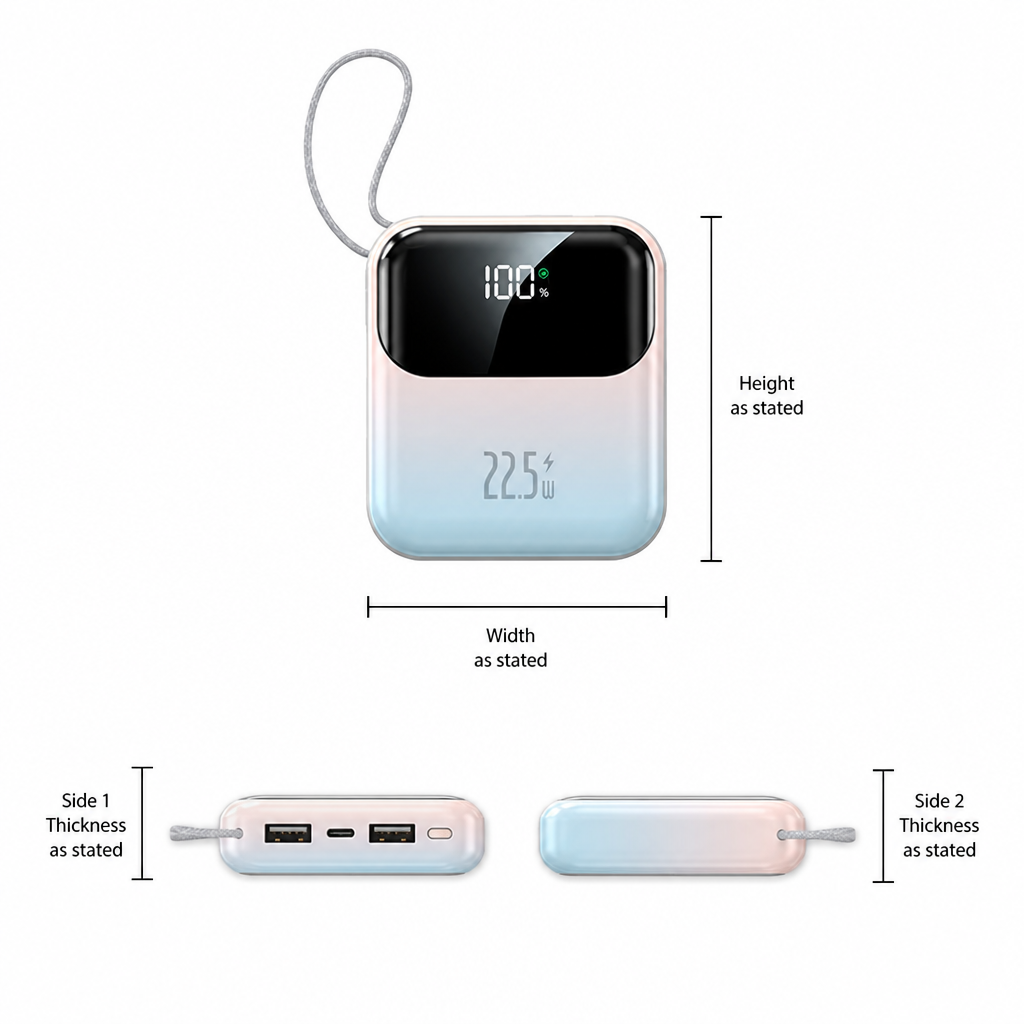 Power Bank with Digital Display
