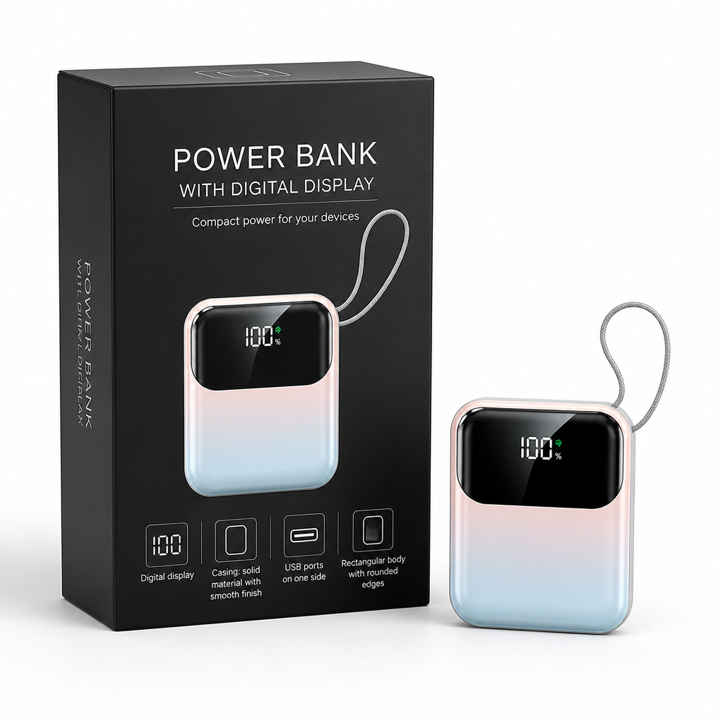 Power Bank with Digital Display