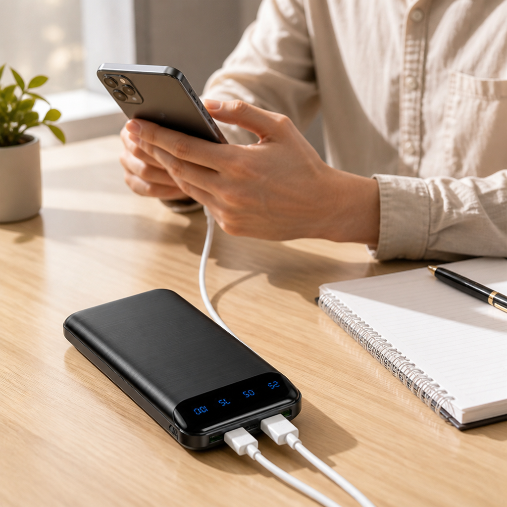 Power Bank with LCD Screen