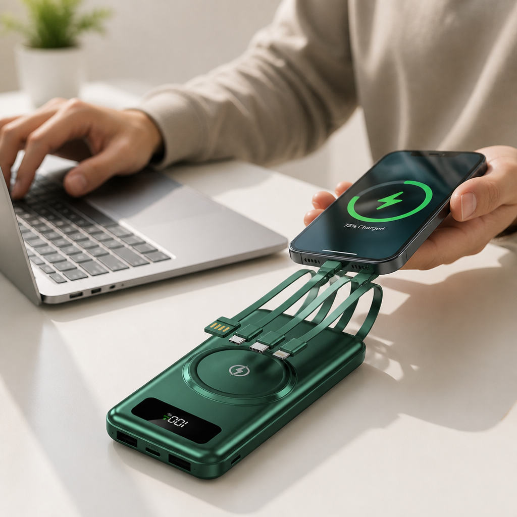 Power Bank with Wireless Charging
