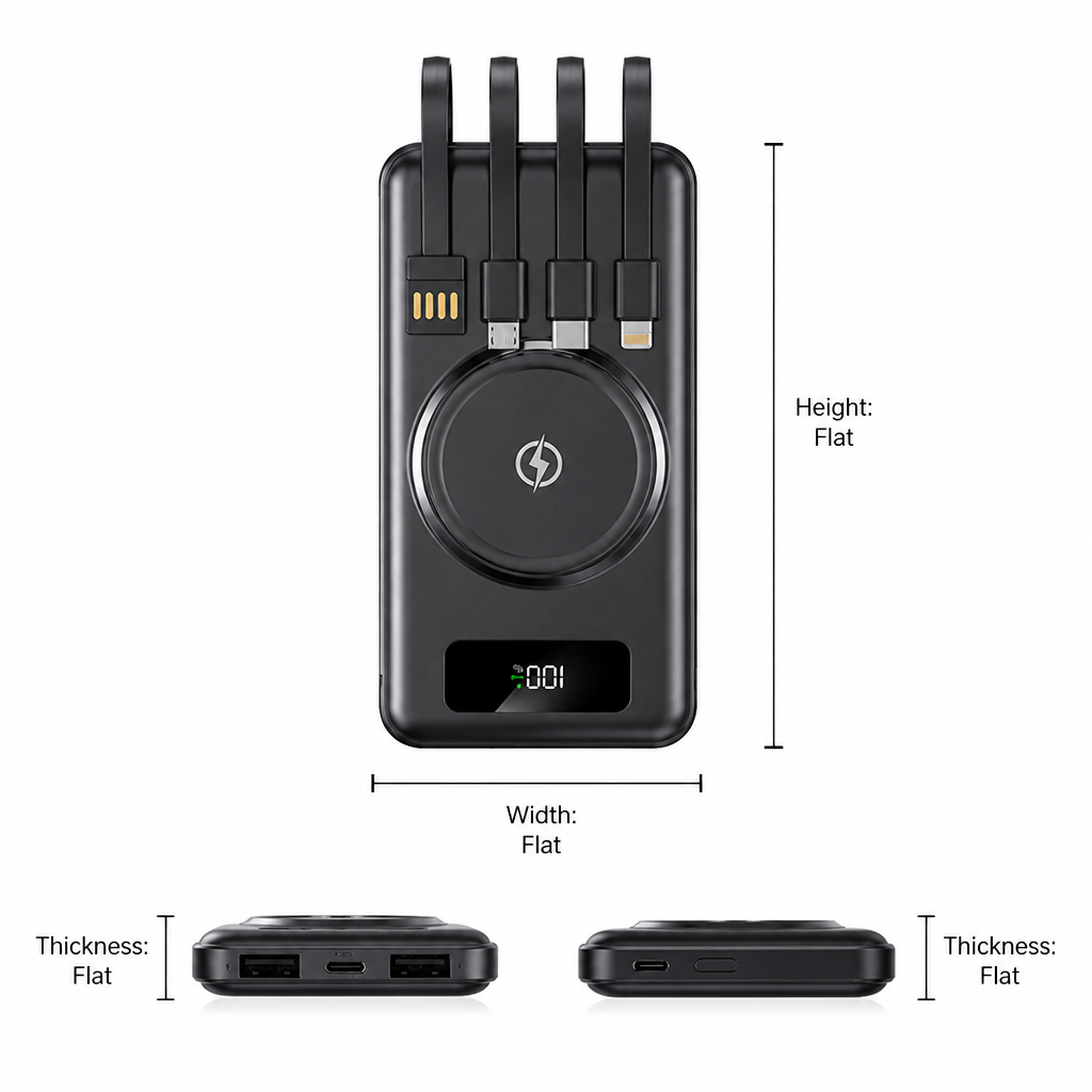 Power Bank with Wireless Charging