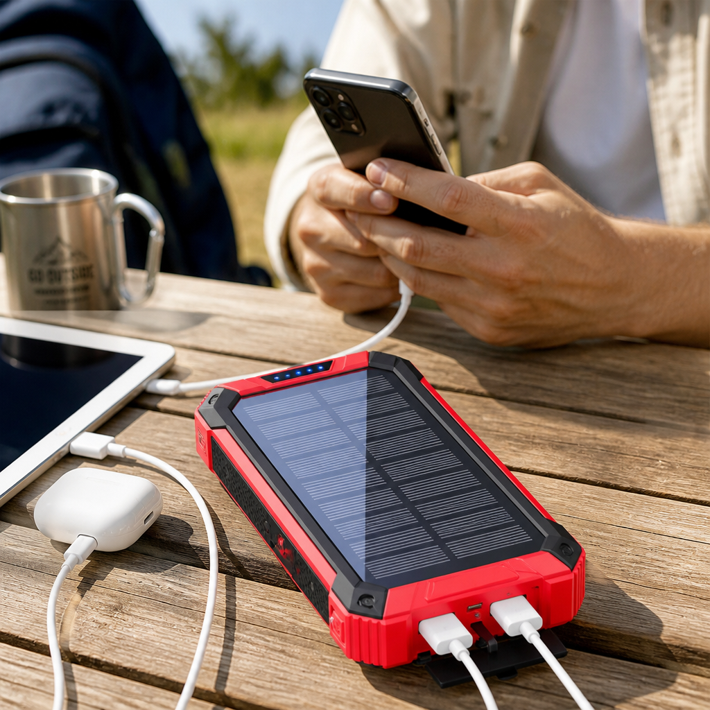Solar Power Bank | High-Capacity & Rugged