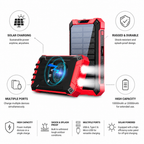 Solar Power Bank | High-Capacity & Rugged