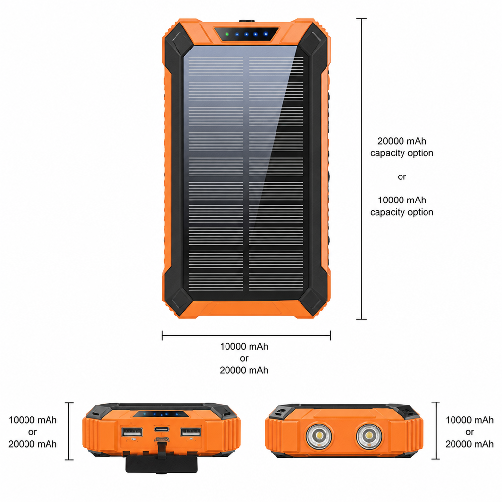 Solar Power Bank | High-Capacity & Rugged