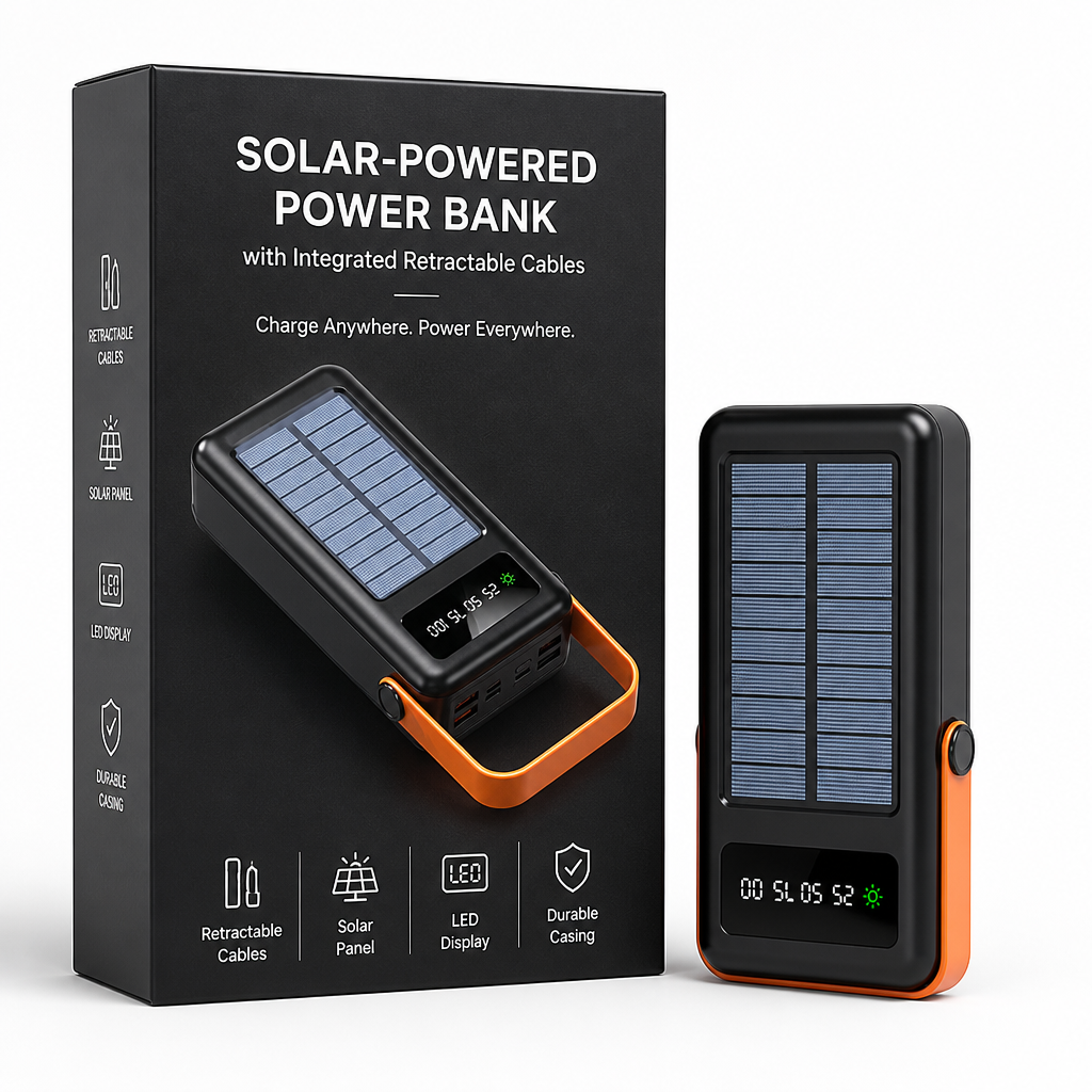 Solar-Powered Power Bank