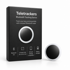 Teletrackers Bluetooth Tracking Device | Compact 34 x 34 x 6 mm & Battery Included