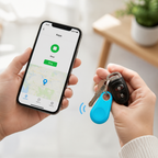 Teletrackers Bluetooth Tracking Device | Key Finder with Ring Alarm | 3-6 Month Battery
