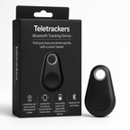 Teletrackers Bluetooth Tracking Device | Key Finder with Ring Alarm | 3-6 Month Battery