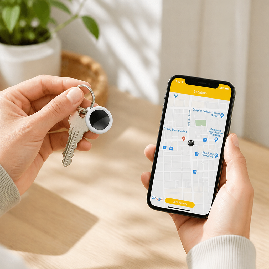 Teletrackers Bluetooth Tracking Device | Ultra-Compact & App Compatible