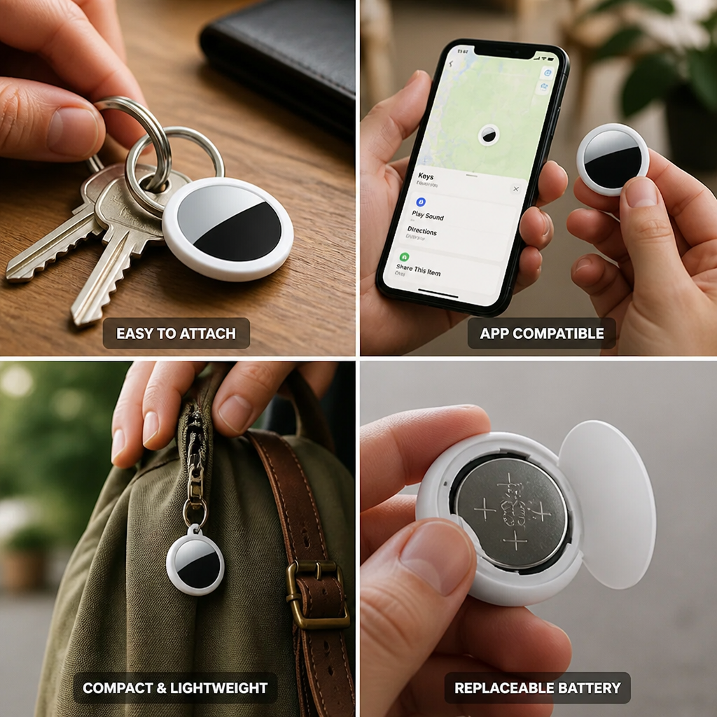 Teletrackers Bluetooth Tracking Device | Ultra-Compact & App Compatible