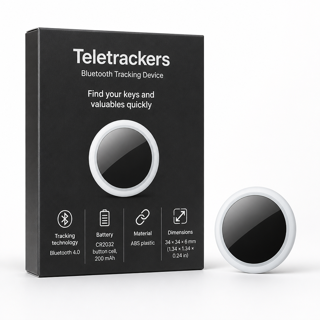 Teletrackers Bluetooth Tracking Device | Ultra-Compact & App Compatible