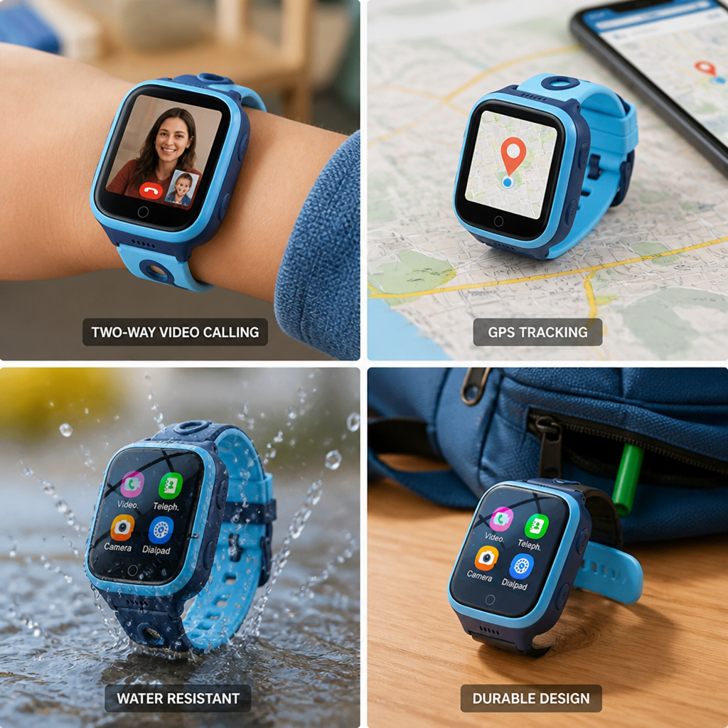 Teletrackers GPS Tracker for Kids Smartwatch | 4G Two-Way Video Calling
