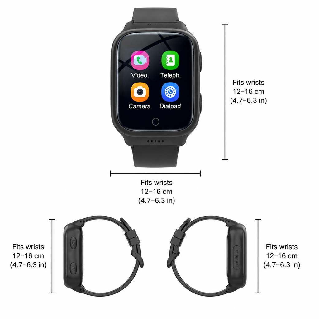 Teletrackers GPS Tracker for Kids Smartwatch | 4G Two-Way Video Calling