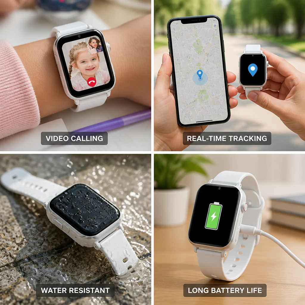 Teletrackers GPS Tracker for Kids Smartwatch | Real-Time Tracking & Two-Way Calling