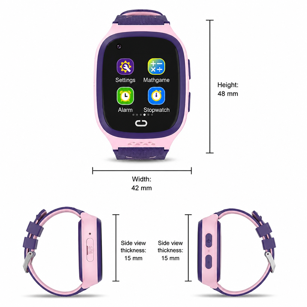 Teletrackers GPS Tracker for Kids Smartwatch | SOS Alerts & Two-Way Calling