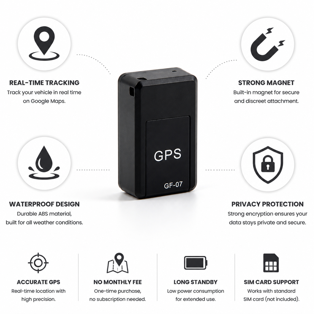 Teletrackers Magnetic GPS Tracker for Car | Real-Time Tracking & Built-In Magnet