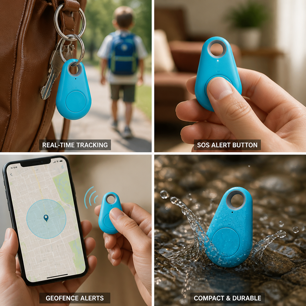 Teletrackers Mini GPS Tracker | Real-Time Location Tracking & Geofence Alerts