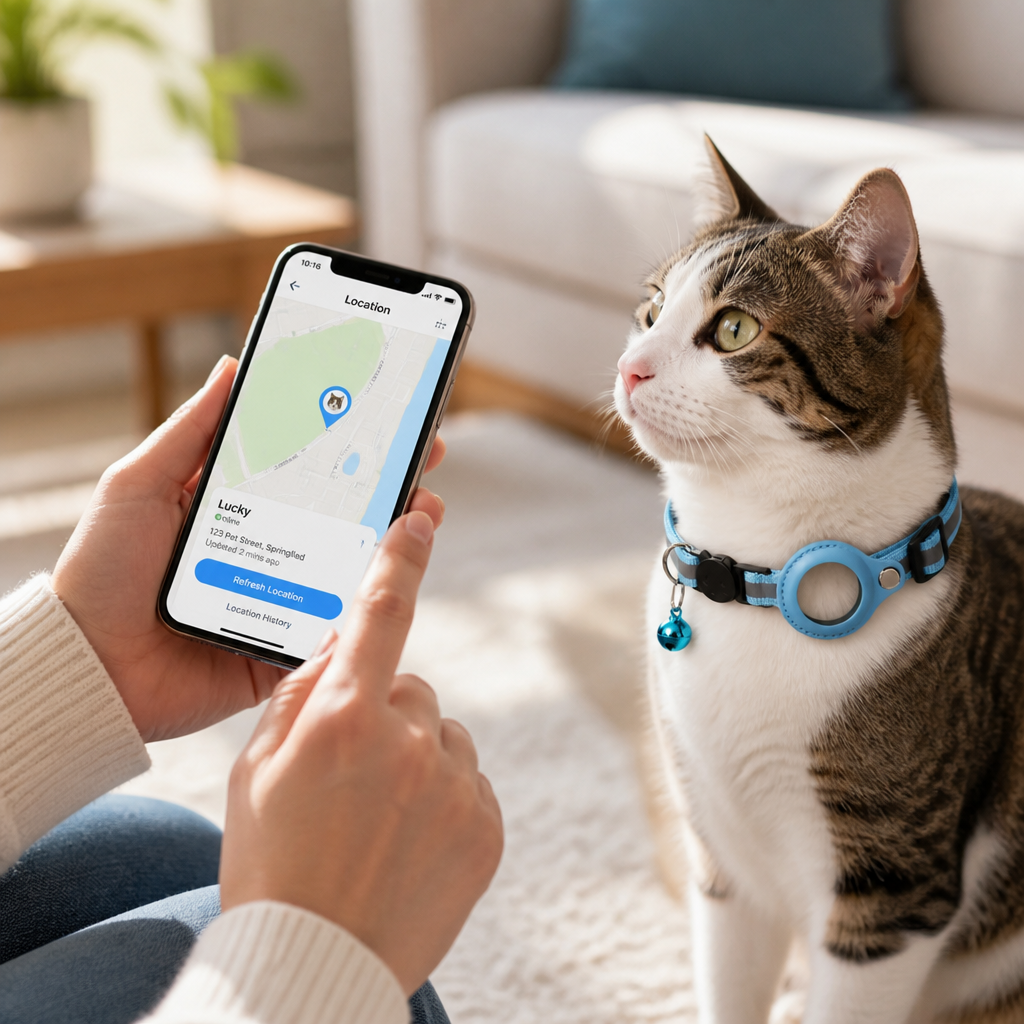 Teletrackers Pet GPS Tracker for Dogs & Cats | Real-Time & Waterproof IP67 | No Monthly Fee