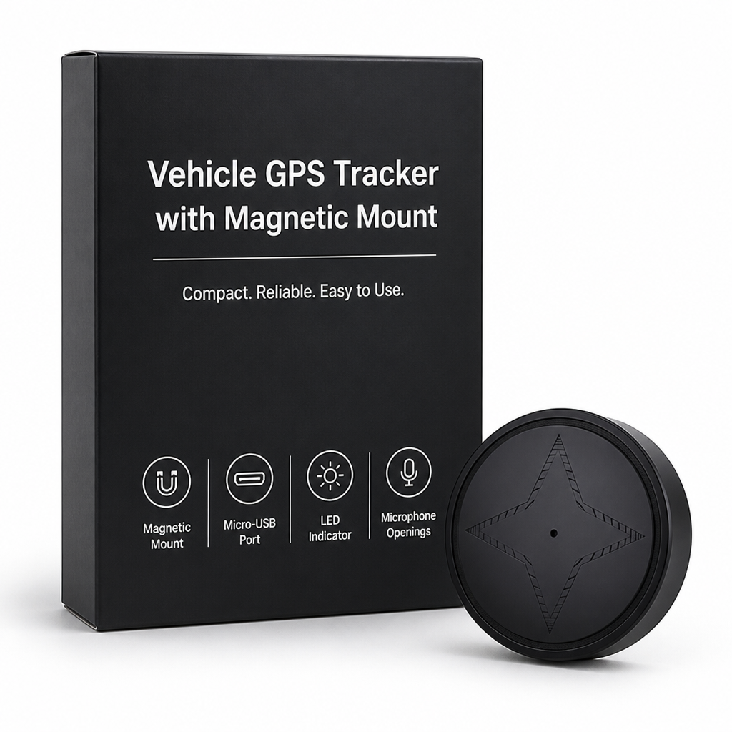 Vehicle GPS Tracker with Magnetic Mount